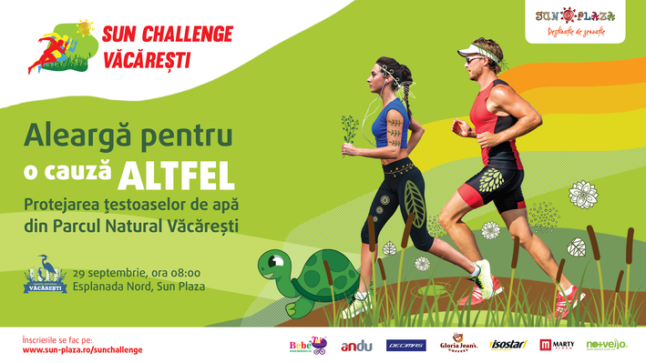 Sun Challenge Văcărești – primul cros organizat pentru conservarea țestoasei de apă din Parcul Natural Văcărești Sun Challenge Văcărești – primul cros organizat pentru conservarea țestoasei de apă din Parcul Natural Văcărești