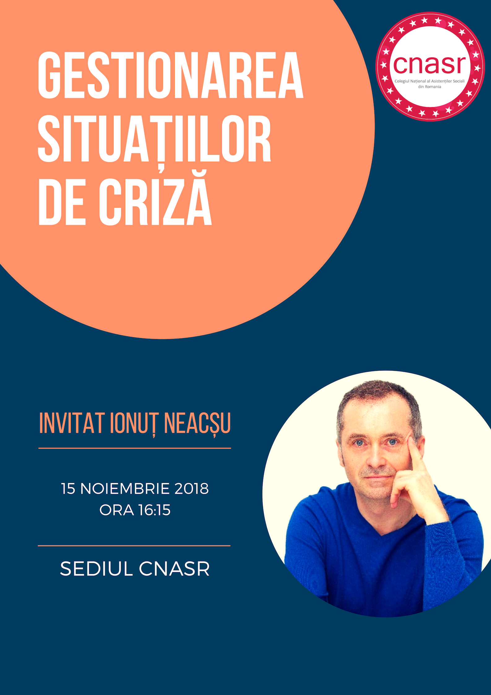 Invitatie 15 noiembrie Gestionarea situatiilor de criza Invitatie 15 noiembrie Gestionarea situatiilor de criza