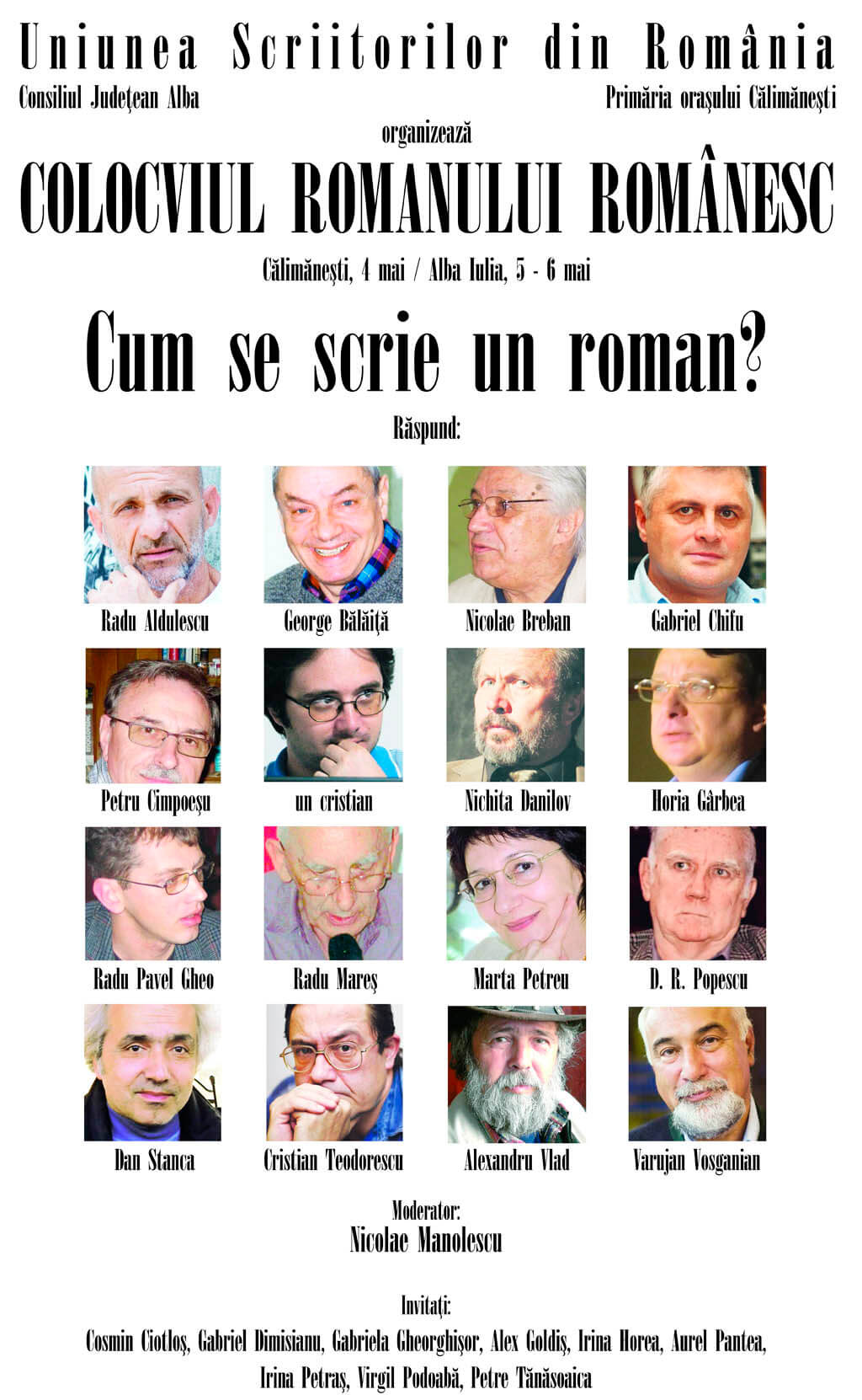Colocviul romanului românesc 2012
