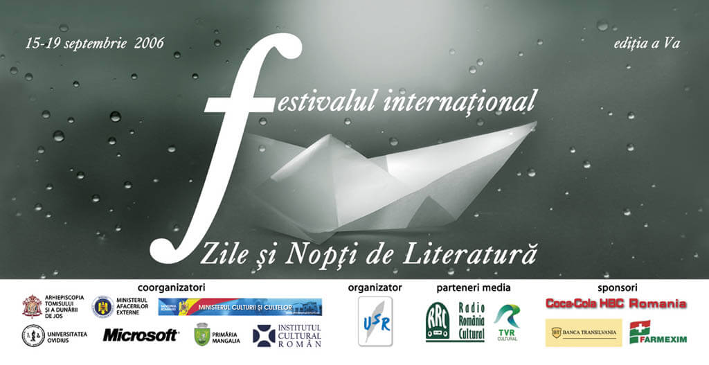 A V-a ediţie a Festivalului Internaţional „Zile Şi Nopţi De Literatură”